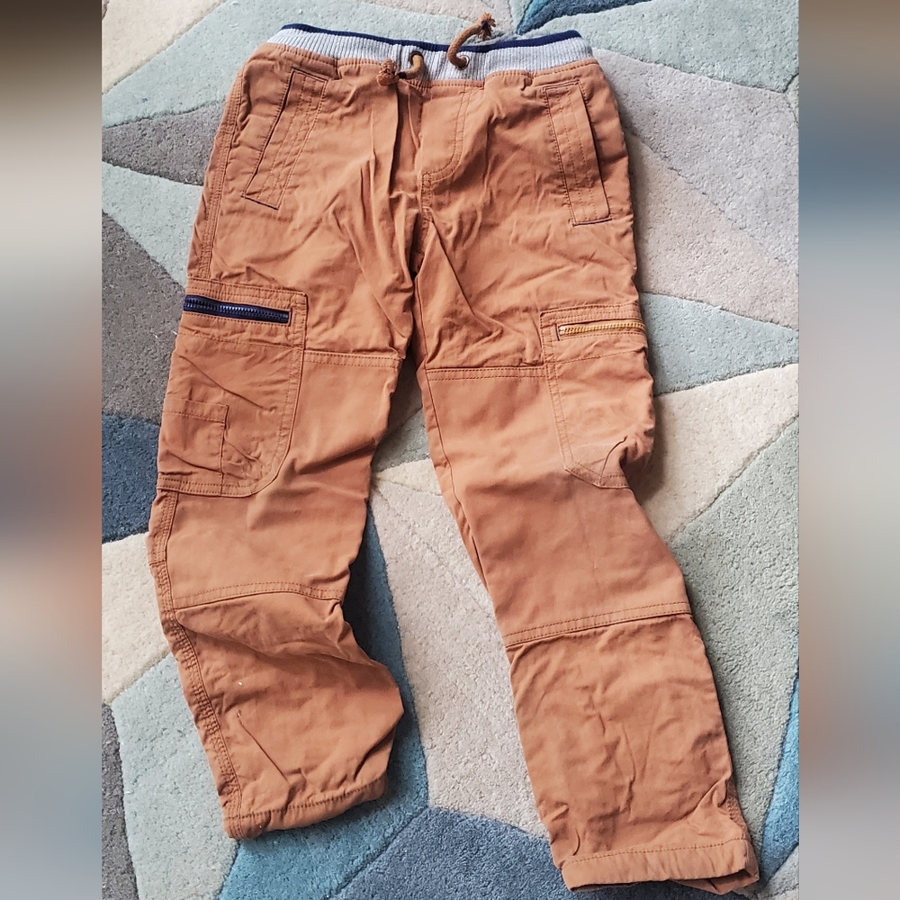 Miniboden mustard yellow cargo pants size 7